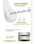 Skin401 Calm Repair Cica Cream - Soothing Face Cream for Sensitive Skin, Redness Relief & Skin Barrier Repair - Vegan & Cruelty-Free, 50ml Skin401 Cica Cream: Soothe & Repair Sensitive Skin | Vegan Cica cream, skin repair cream, soothing face cream, vegan skincare, sensitive skin cream, Centella Asiatica cream, skin barrier repair, redness relief cream, facial cream, sensitive skin, irritated skin, skin barrier, vegan, cruelty-free, hydration, redness, Chamomile Extract, Ceramide NP, Niacinamide, Sodium Hya