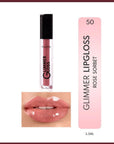 Note Glimmer Gloss Hydrating Lip Shine 50 Rose Sorbet