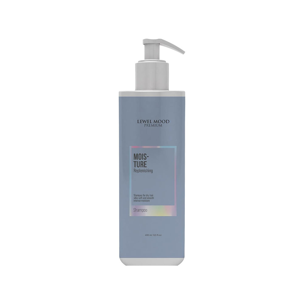 Lewel Mood Premium Moisture Moisturizing Shampoo for Dry & Damaged Hair - 400ml, Hydrating & Repairing Formula - Shampoo