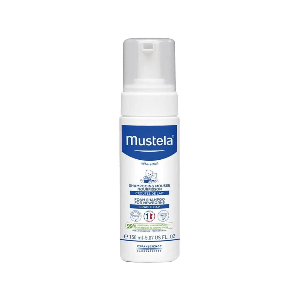 Mustela Newborn Baby Foam Shampoo - Gentle, Hypoallergenic, 5.07 fl oz Mustela Newborn Baby Shampoo - Gentle & Safe newborn baby shampoo, gentle baby shampoo, Mustela baby care, foam baby shampoo, hypoallergenic baby products, baby care, newborn baby products, gentle cleansing, safe for sensitive skin, baby bath time, natural baby products