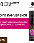 Root Retoucher Dark Brown Root Touch-up Hair Color Spray - Instant Gray Root Cover, Temporary Hair Color for Women - view 2