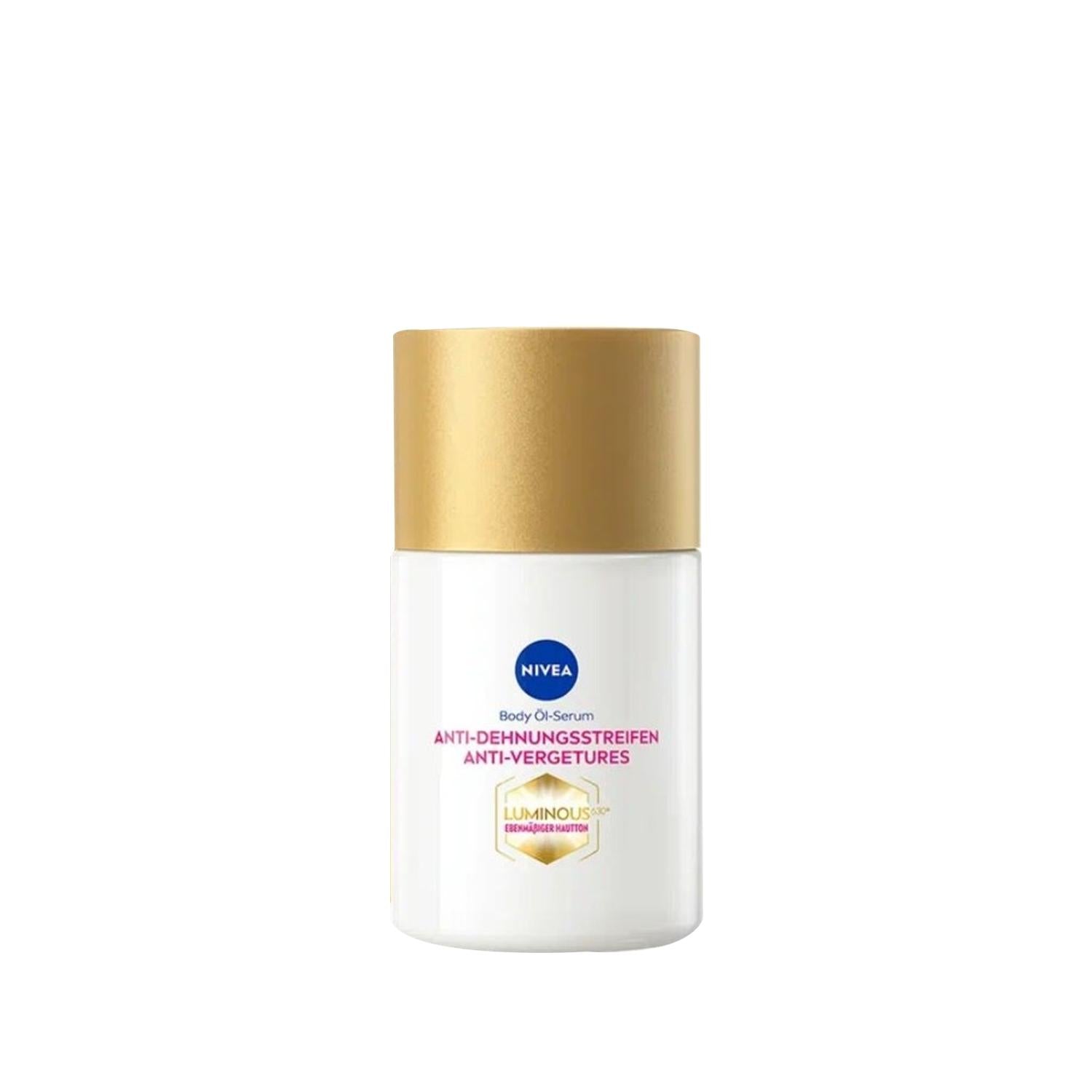 Nivea Luminous630 Anti-Stretch Mark Body Serum 3.38 fl oz - Reduce Stretch Marks, Improve Skin Elasticity Nivea Luminous630 Body Serum for Stretch Marks Nivea Luminous630, anti-stretch mark body serum, stretch mark reduction, body skincare product, Nivea body care, skincare for stretch marks, body serum for stretch marks, stretch mark prevention, Luminous630 skincare, Nivea skincare, body care products, stretch mark treatment, skin elasticity improvement
