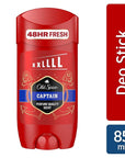 Old Spice Captain XL Men's Deodorant Stick: 48-Hour Odor Protection, Aluminum-Free, No Stains - Long Lasting Fragrance (2.87 fl oz) Old Spice Captain Deodorant: 48HR Protection, Aluminum-Free men's deodorant, aluminum free deodorant, long lasting deodorant, Old Spice Captain, deodorant stick, 48 hour deodorant, fragrance deodorant, no stain deodorant, men's grooming, odor protection, men's antiperspirant, deodorant for men, aluminum-free, long-lasting fragrance, no white marks, odor-fighting, masculine scen