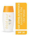Etat Pur Mineral Sunscreen Fluid SPF 30 - Non-Greasy, Moisturizing, Water-Resistant Protection Etat Pur Mineral Sunscreen Fluid SPF 30 - Protect & Moisturize mineral sunscreen, SPF 30 sunscreen, non-greasy sunscreen, moisturizing sunscreen, water-resistant sunscreen, sun protection, sensitive skin care, daily sunscreen, outdoor essentials, skin care, cosmetics, Etat Pur products