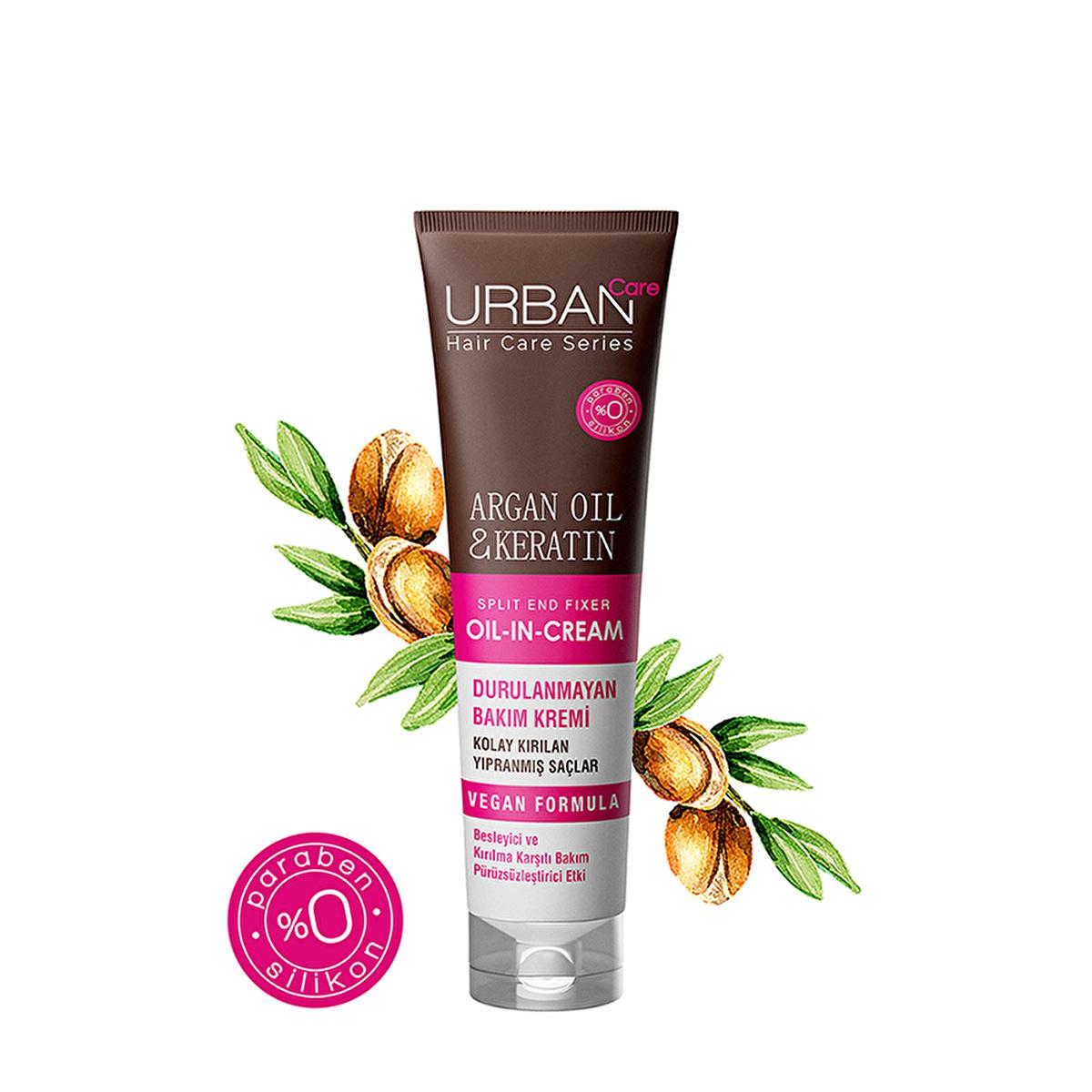 Urban Care Argan Oil & Keratin Leave-In Hair Cream: Anti-Breakage, Frizz Control & Damage Repair, 5.07 fl oz Urban Care Argan Oil Hair Cream: Repair & Smooth Frizz Argan oil hair cream, Keratin leave-in conditioner, Anti-breakage hair treatment, Frizz control hair product, Hair smoothing cream, Damaged hair repair, Leave-in hair conditioner, Hair breakage treatment, Hair Care Product, Hair Treatment, Leave-in Conditioner, Argan Oil, Keratin, Hair Repair, Frizz Control, Smoothing, Moisturizing, Hydrating, Fo