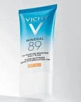 Vichy Daily Moisturizing Cream with SPF50+ - Anti-Aging Face Cream for Sensitive Skin, Hyaluronic Acid & Mineral 89 Vichy Daily Moisturizing Cream SPF50+ - Anti-Aging Face Moisturizer Daily Moisturizer with SPF, SPF50+ Face Cream, Hyaluronic Acid Moisturizer, Vichy Mineral 89, Anti-Aging Daily Cream, Face Moisturizer for Sensitive Skin, Non-Comedogenic Face Cream, Fragrance-Free Moisturizer, Anti-Aging Face Cream, Broad-Spectrum Sun Protection