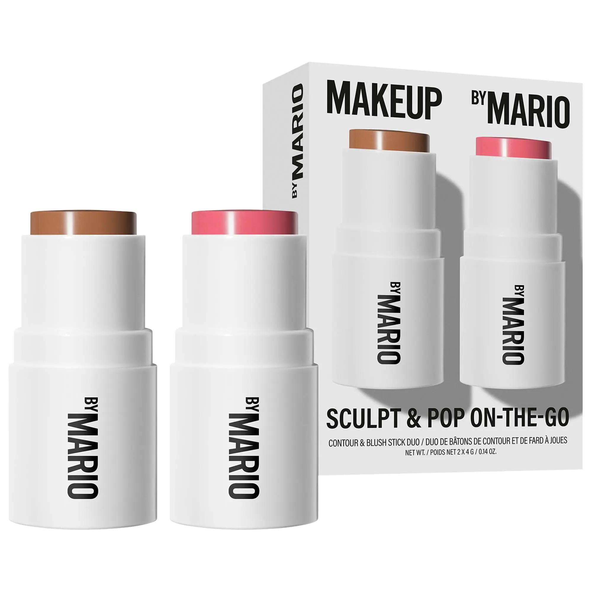 Mario Mini Sculpt & Pop On-The-Go Makeup Set - Limited Edition Contour & Blush Sticks, Cruelty-Free & Non-Comedogenic Mario Mini Sculpt & Pop Makeup Set - Contour & Blush Sticks Mini Makeup Set, On-the-Go Makeup, Contour Stick, Blush Stick, Cruelty-Free Makeup, Non-Comedogenic Makeup, Limited Edition Makeup, SoftSculpt Look, Makeup for On-the-Go, Beauty Essentials, Mario Makeup, Contouring Solution, Blushing Solution, Ethical Makeup, Portable Makeup