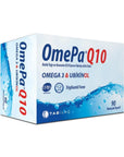 OmePa Q10 Omega-3 Ubiquinol Dietary Supplement for Heart & Brain Health - 90 Softgels OmePa Q10 Omega-3 Ubiquinol - Heart & Brain Health Supplement Omega-3 supplement, Coenzyme Q10, Ubiquinol, Heart health support, Brain health supplement, Dietary Supplement, Softgel Capsules, Fish Oil Supplement, Cardiovascular Health, Cognitive Function Support, Antioxidant Supplement, Energy Production Support