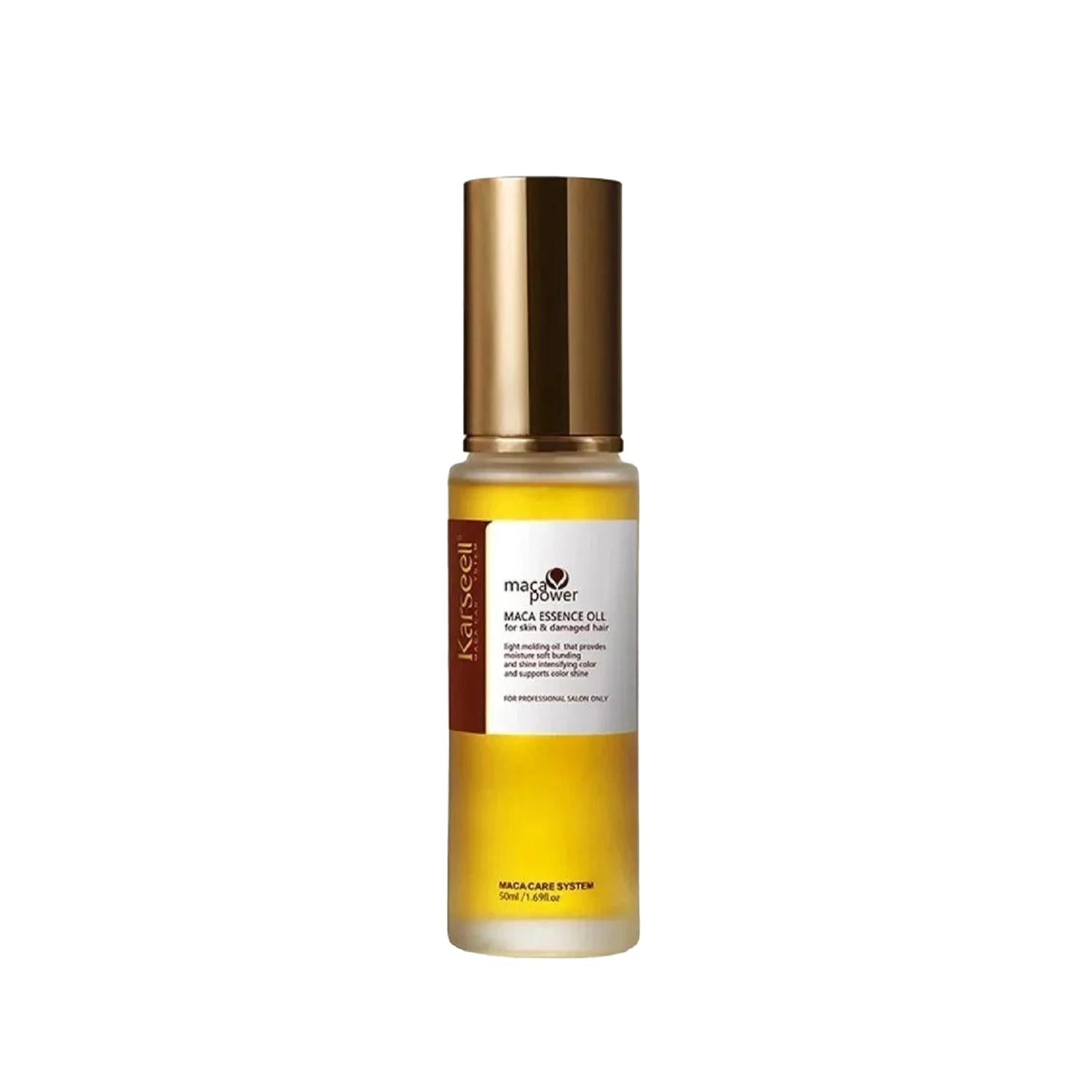 Karseell Hair Care Oil - Nourishing Argan Oil for Damaged Hair Repair with Maca Essence, 50ml Karseell Hair Care Oil - Nourishing Argan Oil for Damaged Hair Hair care oil, Argan oil for hair, Damaged hair repair, Maca essence oil, Karseell hair care, Hair nourishment, Hair growth, Repairing hair oil, Natural hair care, Hair repair treatment, Leave-in hair treatment, Pre-shampoo treatment