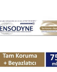 Sensodyne Sensitive Teeth Toothpaste with Whitening - 2.54 fl oz - For All-Day Sensitivity Protection & Oral Care Sensodyne Sensitive Teeth Toothpaste - 2.54 fl oz sensitive teeth toothpaste, whitening toothpaste for sensitive teeth, fluoride toothpaste, desensitizing toothpaste, oral care for sensitive teeth, toothpaste for sensitive teeth, gum health toothpaste, whitening oral care, sensitivity relief toothpaste, Sensodyne products, oral hygiene products, dental care for sensitive teeth