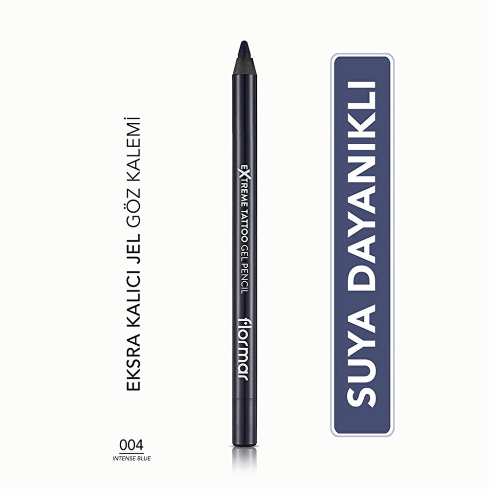 Flormar Extreme Tattoo Waterproof Gel Eyeliner - Long Lasting, Smudge Proof Eye Makeup - Intense Blue - view 7