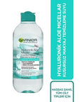 Garnier Hyaluronik Aloe Micellar Makeup Remover Water - Gentle & Moisturizing for Sensitive Skin Garnier Hyaluronik Aloe Micellar Makeup Remover - Gentle & Moisturizing Makeup Remover, Garnier Hyaluronik Aloe, Micellar Water, Sensitive Skin Care, Hyaluronic Acid Skincare, Gentle Makeup Removal, Moisturizing Makeup Remover, Fragrance-Free, Hypoallergenic, Liquid Cosmetic, Skincare Essentials