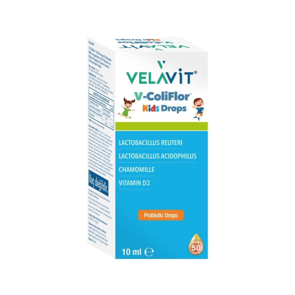 Velavit Kids Probiotic Drops with Vitamin D3 - Supports Gut Health & Immune System in Children, Natural Dietary Supplement Velavit Kids Probiotic Drops - Gut Health & Immune Support Kids probiotic drops, Children's dietary supplement, Vitamin D3 for kids, Probiotic supplement for children, Natural health products for kids, Gut health support, Immune system support, Digestive health, Chamomile extract, Dietary supplement for children, Health supplements for kids