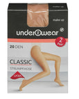 Underwear 20 Denier Sheer Lycra Pantyhose in Nude 4446