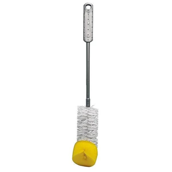 Flink & Sauber Bottle Cleaning Brush with Sponge Tip - Effective Kitchen Cleaning Tool for Narrow-Necked Bottles Flink & Sauber Bottle Cleaning Brush - Effective Kitchen Tool bottle cleaning brush, kitchen cleaning tool, narrow-necked bottle cleaner, sponge-tipped cleaning brush, non-scratch cleaning brush, kitchen utensils, cleaning supplies, home cook essentials, baker essentials, baby bottle cleaning, water bottle cleaning