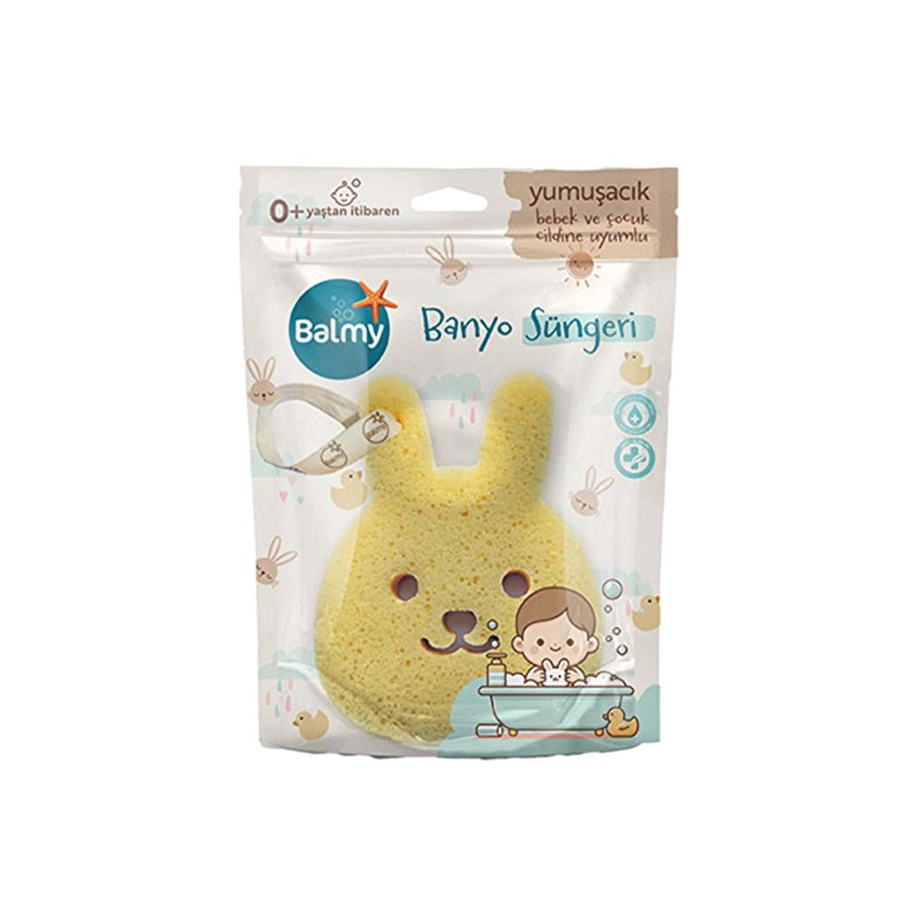 Balmy Bunny Baby Bath Sponge for Gentle Cleansing