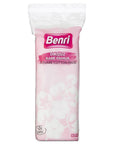 Benri Seamless Square Cotton Pads for Gentle Cleansing 80 Count