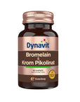 Dynavit Bromelain Chromium Picolinate Dietary Supplement for Digestive Health - 60 Capsules Dynavit Bromelain Chromium Picolinate for Digestive Health Bromelain supplement, Chromium Picolinate, Dietary Supplement, Nutritional support, Digestive health, Health supplements, Wellness products, Nutritional wellness, Digestive support, Bromelain, Chromium Picolinate supplements, Health-conscious products, Family health supplements, Long-term nutritional support