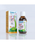Ferr Pharma Grovit Kids Multivitamin Syrup for Children - Supports Growth & Immune System, 5.07 fl oz Ferr Pharma Grovit Kids Multivitamin Syrup - Supports Kids' Health multivitamin syrup for kids, children's nutritional supplement, pediatric vitamin syrup, kids health supplement, multivitamin for children, nutritional health, dietary supplement, growth support, immune system booster, L-Arginine, Calcium, Magnesium, vitamins, minerals, liquid supplement, easy to administer