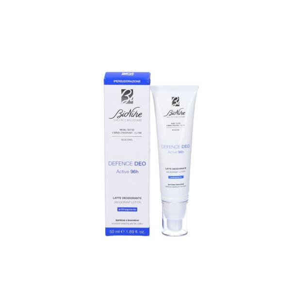 Bionike Defence Deo Active 96h Long-Lasting Deodorant Lotion for Hyperhidrosis - Alcohol-Free, 1.69 fl oz Bionike 96h Deodorant Lotion - Long Lasting, Alcohol Free long-lasting deodorant, alcohol-free deodorant lotion, hyperhidrosis treatment, antiperspirant for hands and feet, sensitive skin deodorant, sweat control, body odor protection, deodorant for excessive sweating, 96-hour protection, multi-purpose deodorant