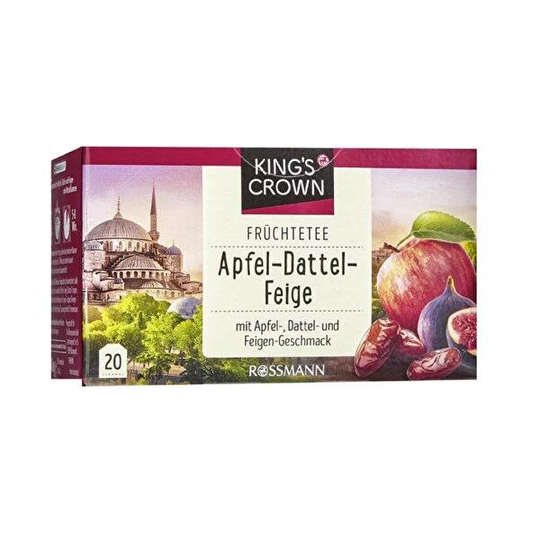 King's Crown Apple Date Fig Fruit Tea - 20x2gr Packets | Caffeine-Free, Healthy Tea Options King's Crown Apple Date Fig Tea - Caffeine-Free & Healthy Fruit Tea, Herbal Tea, Apple Date Fig Tea, Caffeine-Free Beverage, Healthy Tea Options, King's Crown, Fruit-Based Tea, Low-Caffeine Tea, Natural Tea, Tea for Relaxation, Travel Tea, Convenient Tea