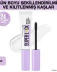 Maybelline New York Super Lock Brow Glue: Long-Lasting Eyebrow Mascara for Shaping, Setting & Styling - Clear, Waterproof, 7ml Maybelline Brow Glue: Shape & Set Eyebrows - Long Lasting! eyebrow mascara, brow glue, eyebrow setting gel, clear brow mascara, waterproof eyebrow gel, long-lasting brow gel, eyebrow shaper, eyebrow styling mascara, eyebrow, mascara, brow gel, clear mascara, waterproof gel, long-lasting gel, eyebrow styling, brow shaping, makeup, cosmetics, beauty, personal care, grooming, eyebrow d