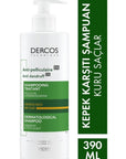 Vichy Dercos Anti-Dandruff Shampoo for Dry Hair - 390ml - Salicylic Acid, Hypoallergenic - Dandruff & Itchy Scalp Relief - image 11