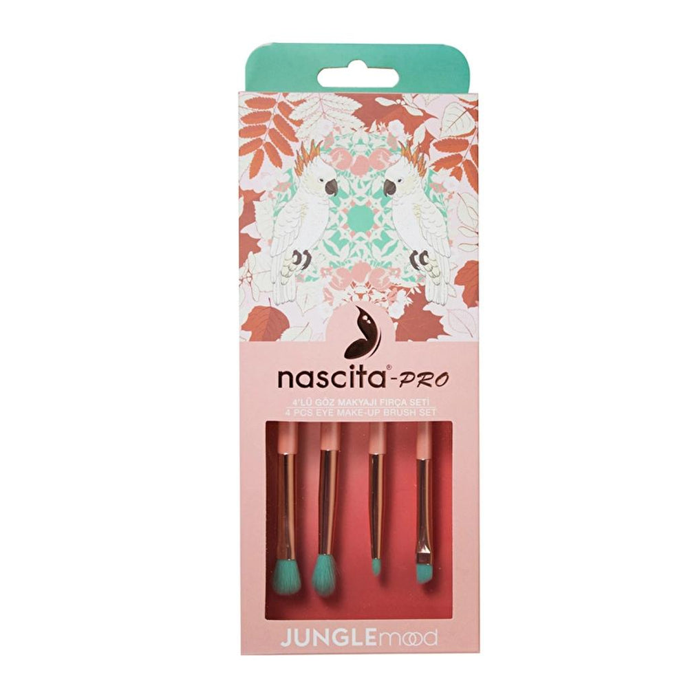 Nascita Jungle Mood 4-Piece Eye Makeup Brush Set