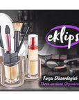 Eklips Makeup Brush Organizer: Clear Cosmetic Brush Holder & Storage | Keep Brushes Clean, Display & Easily Accessible Eklips Makeup Brush Organizer | Cosmetic Brush Storage Makeup brush organizer, Cosmetic brush holder, Makeup storage, Brush organizer, Makeup brush display, Cosmetic organizer, Makeup organizer, Makeup storage organizer, Brush holder, Makeup organizer, Brush storage, Cosmetic storage, Makeup brush storage, Vanity organizer, Brush display, Cosmetic display, Makeup display, Brush organization