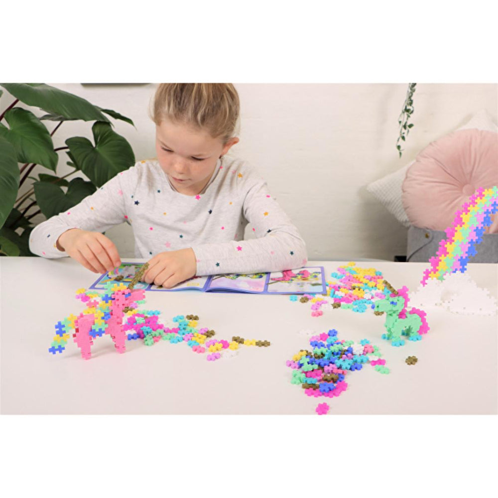 Plus Plus Unicorn Construction Toy Set - 275 Pieces for Creative Building and Learning - Toy