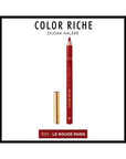 Loreal Paris Color Riche Le Lip Crayon - 300 Le Rouge Paris, Moisturizing Lip Color with Precise Application Loreal Paris Color Riche Le Lip Crayon - Moisturizing Lip Color Lip Crayon, Loreal Paris Color Riche, Le Rouge Paris, Cosmetic Lip Pencil, Moisturizing Lip Color, Makeup, Lip Care, Cosmetics, Beauty Products, Lipstick, Lip Color, Precise Application, Moisturizing, Rich Color Payoff, Classic Lip Shade, Easy to Use, Lip Makeup, Color Riche Formulation