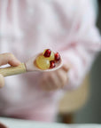 OiOi Mama Baby Spoon Set - Soft Silicone Tip & Bamboo Handle, Non-Toxic & Eco-Friendly, Ideal for Infants 9 - Baby Care