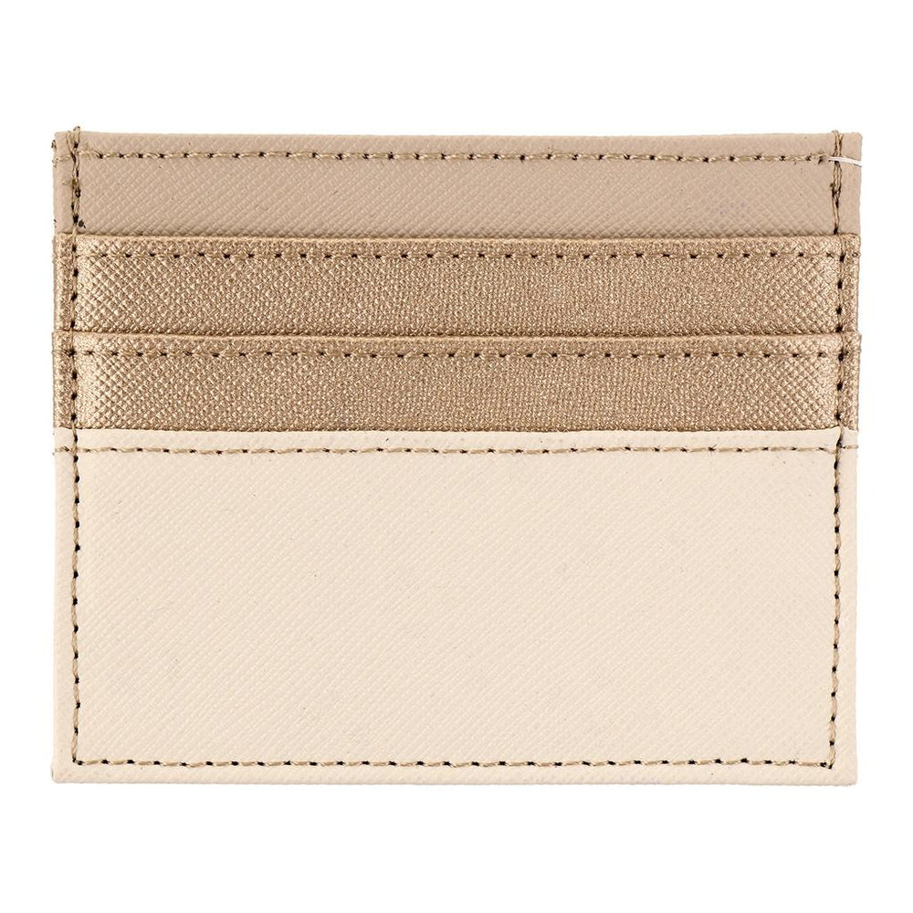 Eklips Cream Card Holder & Compact Wallet