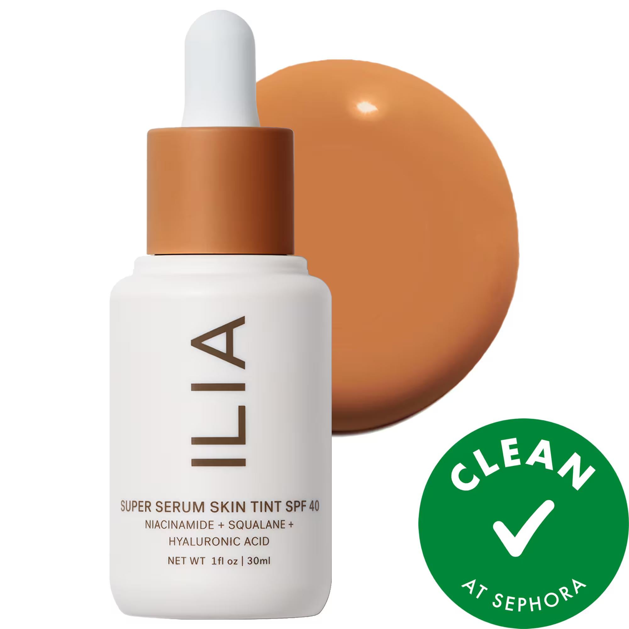 Ilia Super Serum Skin Tint SPF 40: Dewy Coverage, Mineral Sunscreen, & Potent Skincare Foundation for a Radiant, Natural Look Ilia Tinted Serum SPF 40: Radiant Skin & Sun Protection tinted serum foundation, mineral SPF foundation, vegan foundation, gluten-free foundation, cruelty-free makeup, natural dewy makeup, skincare foundation, hyaluronic acid foundation, niacinamide serum, squalane face serum, tinted serum, mineral SPF, vegan makeup, gluten-free makeup, cruelty-free beauty, natural makeup, dewy makeu