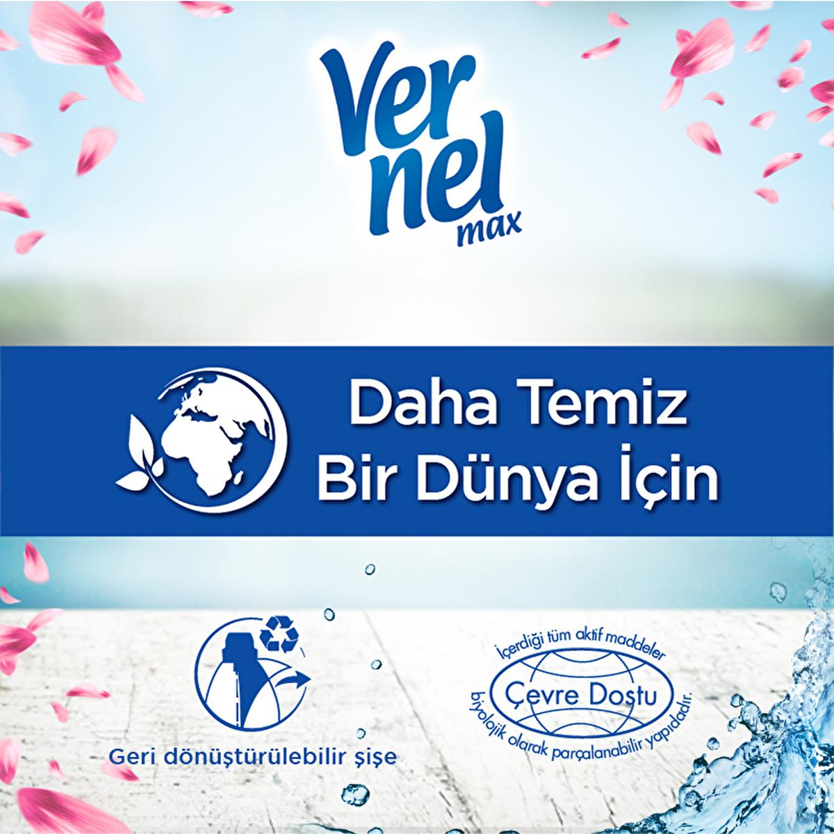 Vernel Max Taze Lale Concentrated Laundry Softener - 1440ml, Long-Lasting Freshness & Softening for Clothes Vernel Max Taze Lale Laundry Softener - Soft & Fresh for 7 Days laundry softener, concentrated laundry softener, long-lasting freshness laundry, Vernel Max Taze Lale, softener for clothes, laundry care, fabric softener, freshness that lasts, soft clothes, laundry products, household essentials
