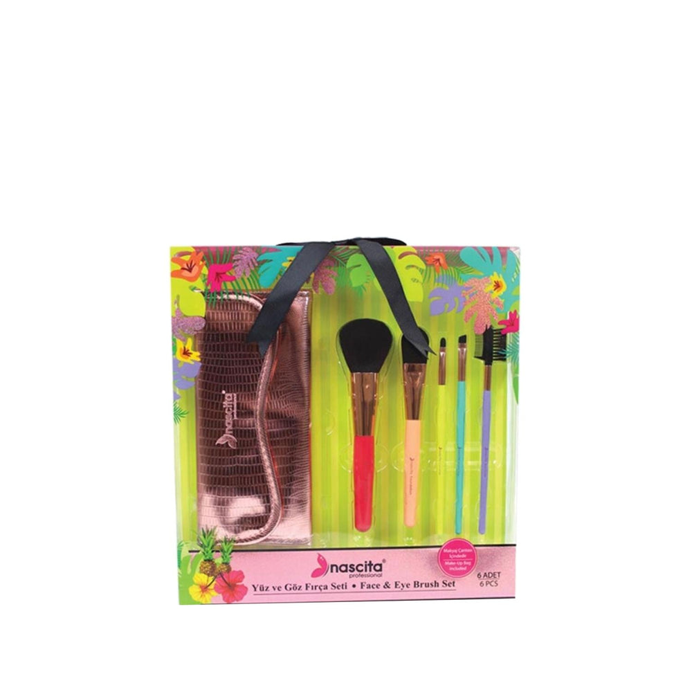 Nascita 6-Piece Makeup Brush Set for Face and Eyes - Professional Beauty Tools for Flawless Application Nascita 6-Piece Makeup Brush Set - Professional Beauty Tools Makeup Brush Set, Face and Eye Brushes, Nascita Makeup Brushes, 6-piece Makeup Brush Set, Beauty Makeup Tools, Makeup Essentials, Beauty Enthusiast Gifts, Professional Makeup Tools, Cosmetic Brushes