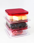 Decobella Breakfast Set - 3 Piece Serving Dishes with Lids, Food Storage, Dishwasher Safe Kitchenware - view 3