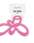 Eklips Pink Ribbon Claw Clip for Hair Styling