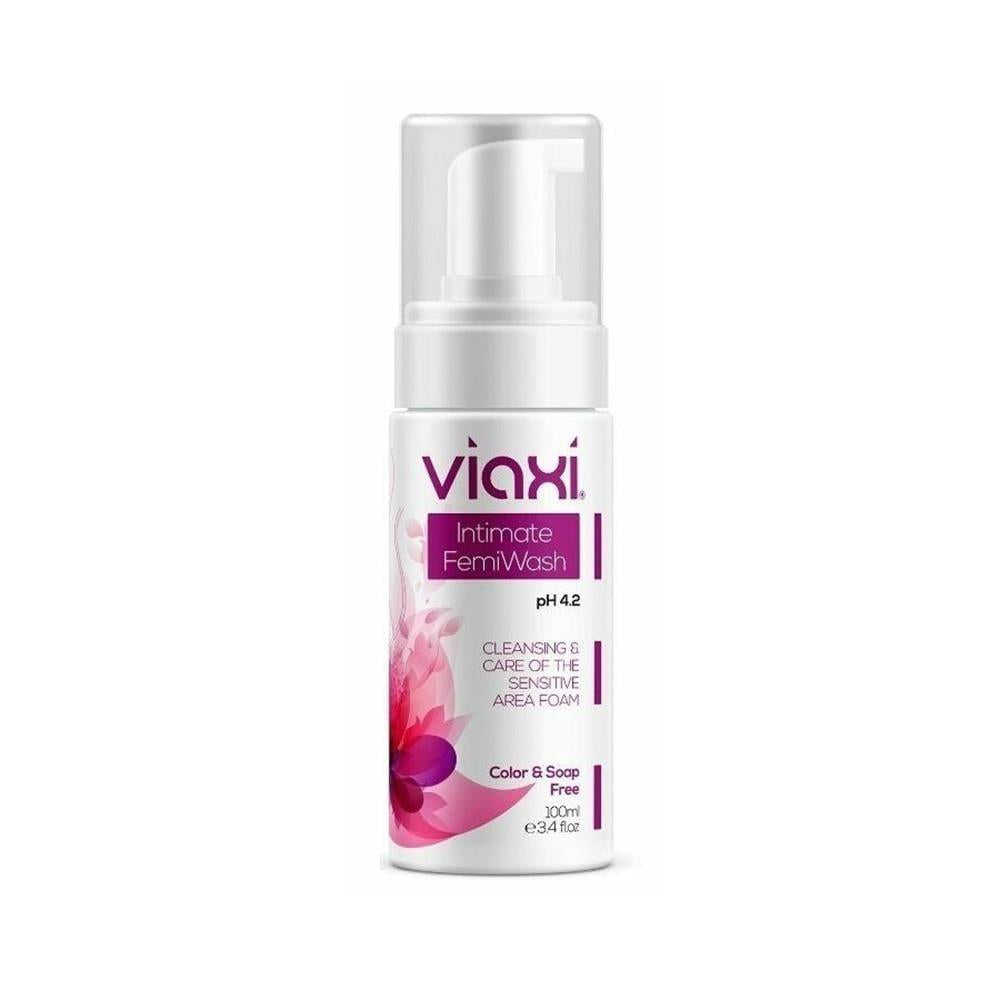 Viaxi Intimate FemiWash pH 4.2 - Gentle Feminine Hygiene Wash for Sensitive Areas - 3.38 fl oz Viaxi Intimate FemiWash pH 4.2 - Gentle Feminine Wash intimate hygiene, feminine wash, pH balanced, genital care, intimate care products, women's health, hygiene products, sensitive care, personal care, Viaxi, gentle cleansing