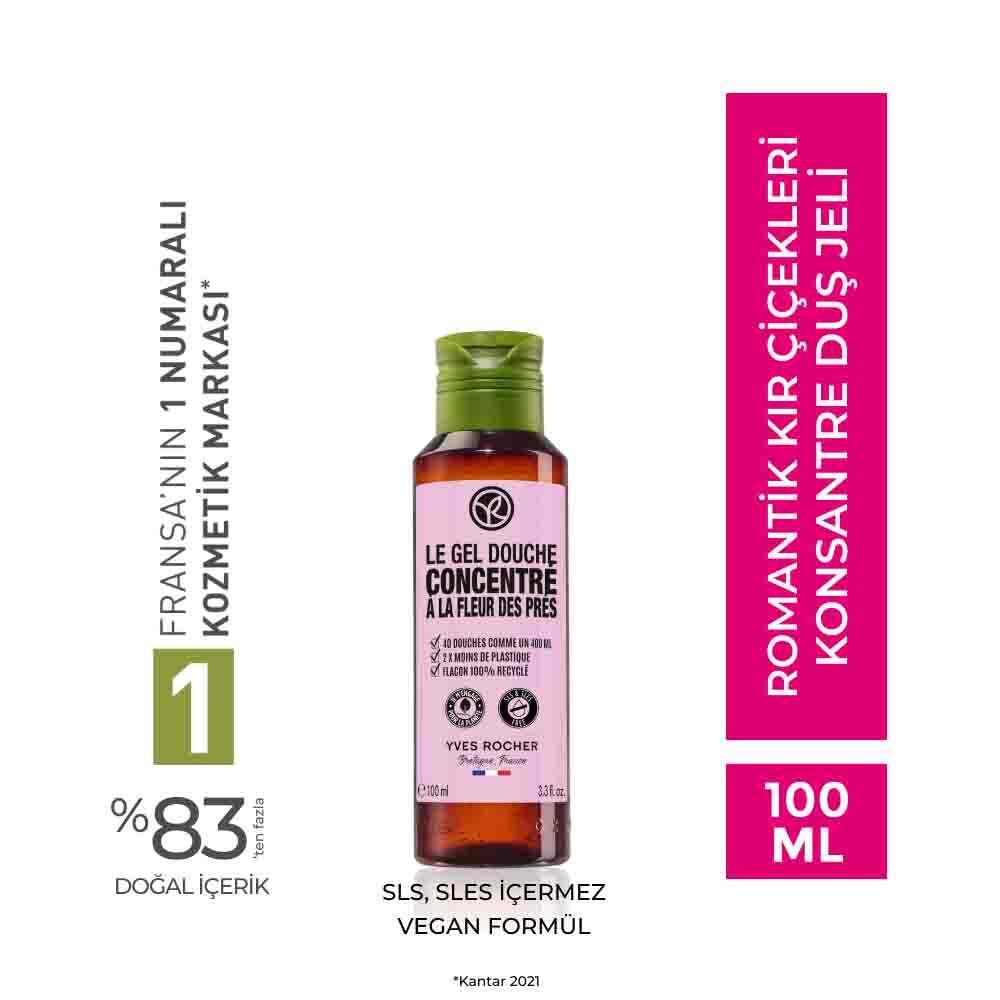 Konsantre Duş Jeli - Romantik Kır Çiçekleri Kokusu - Eko-Dostu, 3.38 fl oz Konsantre Duş Jeli - Eko-Dostu, Romantik Kır Çiçekleri Kokusu konsantre duş jeli, eko-dostu kişisel bakım, sürdürülebilir güzellik ürünleri, romantik kır çiçekleri kokusu, seyahat boyutlu duş jeli, doğal koku duş jeli, çevre dostu kozmetik, lüks duş deneyimi, plastik atığı azaltan ürünler, cildi kurutmaz