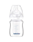Bebedor Glass Baby Bottle: Heat Resistant, Wide Neck, Anti-Colic & Leak-Proof - Newborn Feeding Essential Bebedor Glass Baby Bottle: Heat Resistant & BPA-Free glass baby bottle, heat resistant bottle, wide neck baby bottle, borosilicate baby bottle, anti-colic baby bottle, newborn feeding bottle, leak proof baby bottle, BPA free baby bottle, baby bottle, glass bottle, heat resistant, wide neck, anti-colic, newborn, feeding bottle, leak proof, BPA free, baby feeding, infant bottle, baby supplies, new mom ess