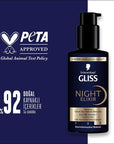 Gliss Night Elixir Repairing Night Hair Care Serum with HAPTIQ Technology - Overnight Hair Repair, Black Pearl Extract, 3.38 fl oz Gliss Night Elixir Hair Serum for Damaged Hair Repair Gliss Night Elixir, Repairing Night Hair Care Serum, HAPTIQ System Technology, Damaged hair repair, Black Pearl Extract hair care, Overnight hair serum, Hair Care Serum, Hair repair products, Hair nourishment, Dry hair care, Damaged hair solution