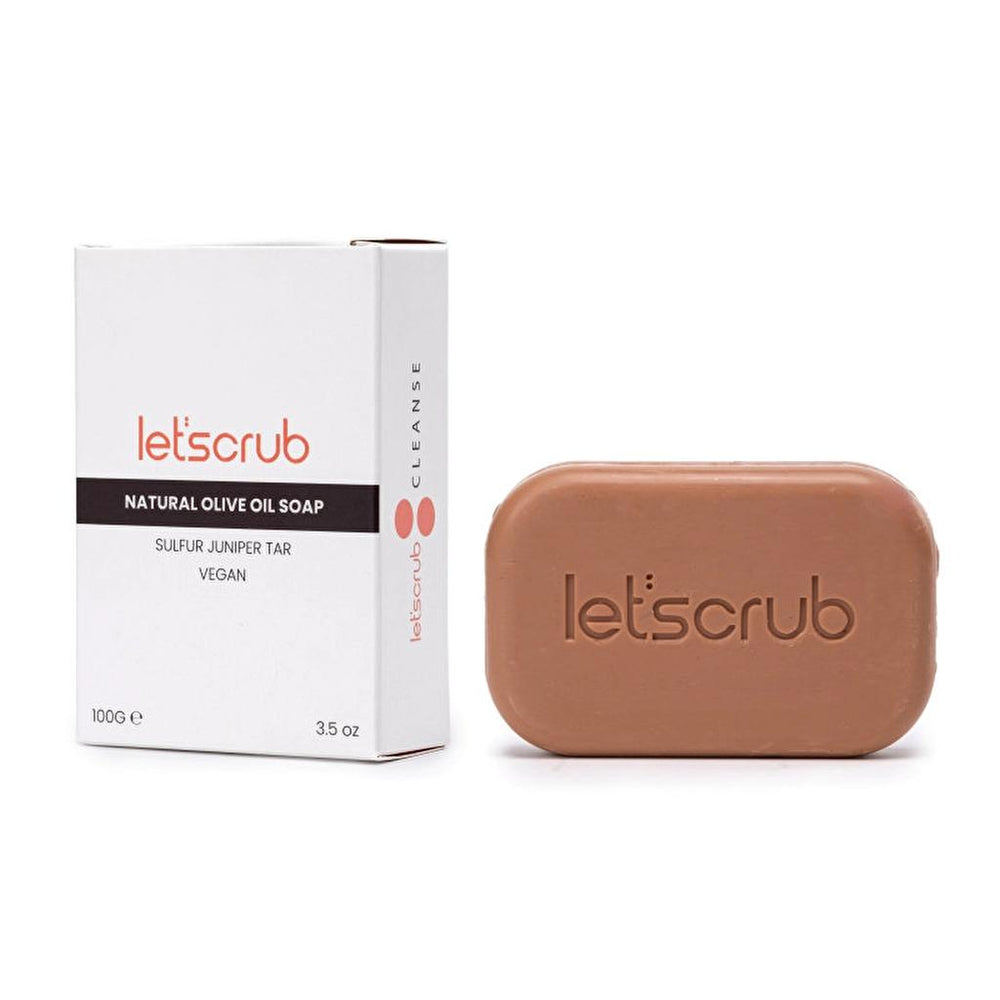 Let'scrub Olive Oil Sulfur & Juniper Soap 100g