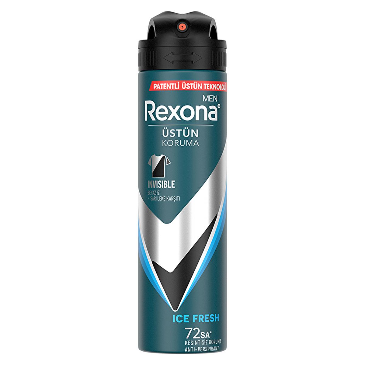 Rexona Men Invisible Ice Fresh Deodorant Spray - 72-Hour Protection, Long-Lasting Freshness, Stain-Free Clothing Rexona Men Deodorant Spray - 72hr Protection men's deodorant spray, antiperspirant deodorant, 72-hour protection, invisible ice fresh, Rexona Men Deodorant, long-lasting freshness, stain-free clothing, confidence booster, active men, personal care, grooming, hygiene, men's grooming products