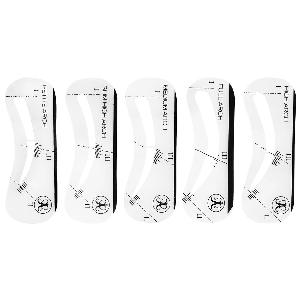 Anastasia Eyebrow Shaping Stencil Set - 5 Shapes for Perfect Brows at Home Anastasia Eyebrow Shaping Stencil Set - 5 Shapes Eyebrow Shaping Stencils, Anastasia Brow Shape, Brow Grooming Tools, Beauty and Grooming, At-Home Beauty Products, Brow Shaping, Eyebrow Grooming, Beauty Tools, Grooming Essentials, Makeup Tools, Professional Beauty Tools, Tweezers & Eyebrow Tools