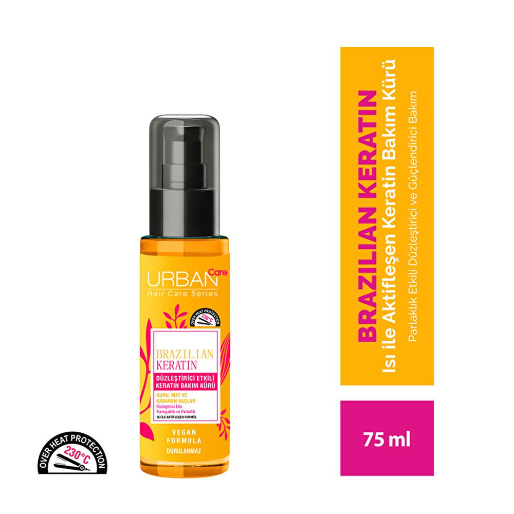 Urban Care Brazilian Keratin Hair Treatment - Nourishing, Smoothing, and Protecting Hair with Hydrolyzed Keratin - view 3