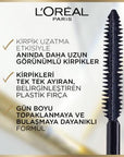 Loreal Paris Telescopic Gold Mascara - Long-Lasting, Volumizing Black Mascara for Lengthening and Separating Lashes Loreal Paris Telescopic Gold Mascara - Long-Lasting & Volumizing Loreal Paris Telescopic Gold Mascara, Long-lasting mascara, Volumizing mascara, Black mascara, Mascara for lengthening and separating lashes, Cosmetics, Eye Makeup, Beauty Products, Long-lasting makeup, Volumizing lashes, Dramatic lashes, Smudge-proof mascara, Clump-free mascara, Intense black pigment, Telescopic brush, Everyday