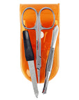 Lionesse Mini Manicure Set with Case - Portable Nail Care Kit for Travel & Home - Includes Scissors, Tweezers, & File Lionesse Mini Manicure Set - Travel Nail Care Kit manicure set, mini manicure kit, travel manicure set, nail care set, portable manicure set, manicure tools, small manicure set, nail trimming, cuticle care, nail shaping, travel grooming, home manicure, compact manicure set, gifts for her, beauty accessories, personal care, nail file, tweezers, scissors, nail care, manicure, mini size, compac