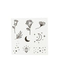 Nascita Temporary Tattoo Sticker - Rose Stars Design, Easy to Apply & Remove, Non-Permanent Body Art for - view 2
