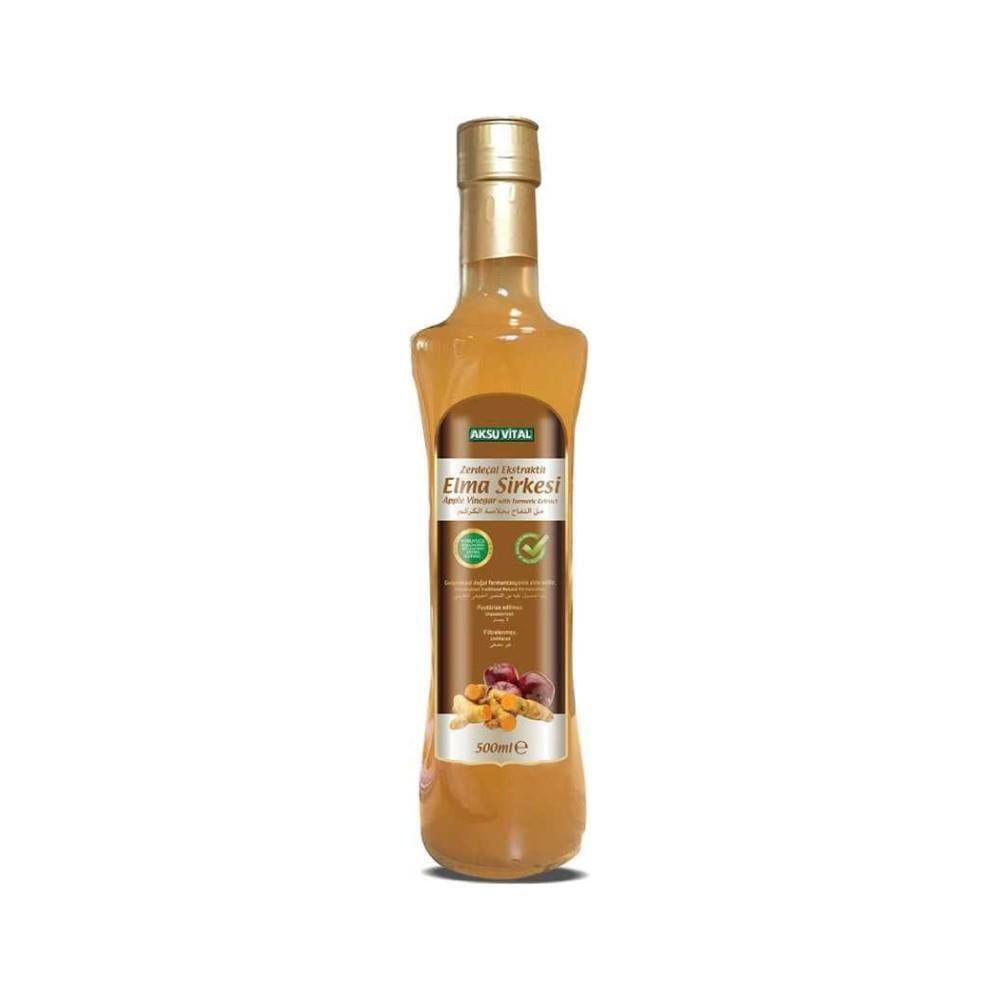 Aksu Vital Apple Cider Vinegar with Turmeric Extract 500ml - Natural Dietary Supplement for Health and Wellness Aksu Vital Apple Cider Vinegar with Turmeric Extract 500ml apple cider vinegar, turmeric extract, natural dietary supplement, health wellness product, traditional fermentation, wellness, health supplement, liquid supplement, anti-inflammatory, digestive health, immune system support